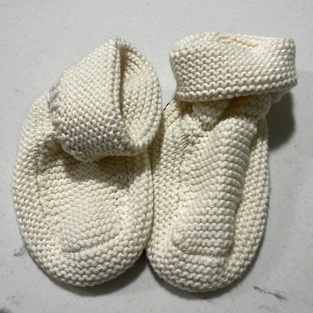 Hanna Anderson Baby Sweaterknit Booties
